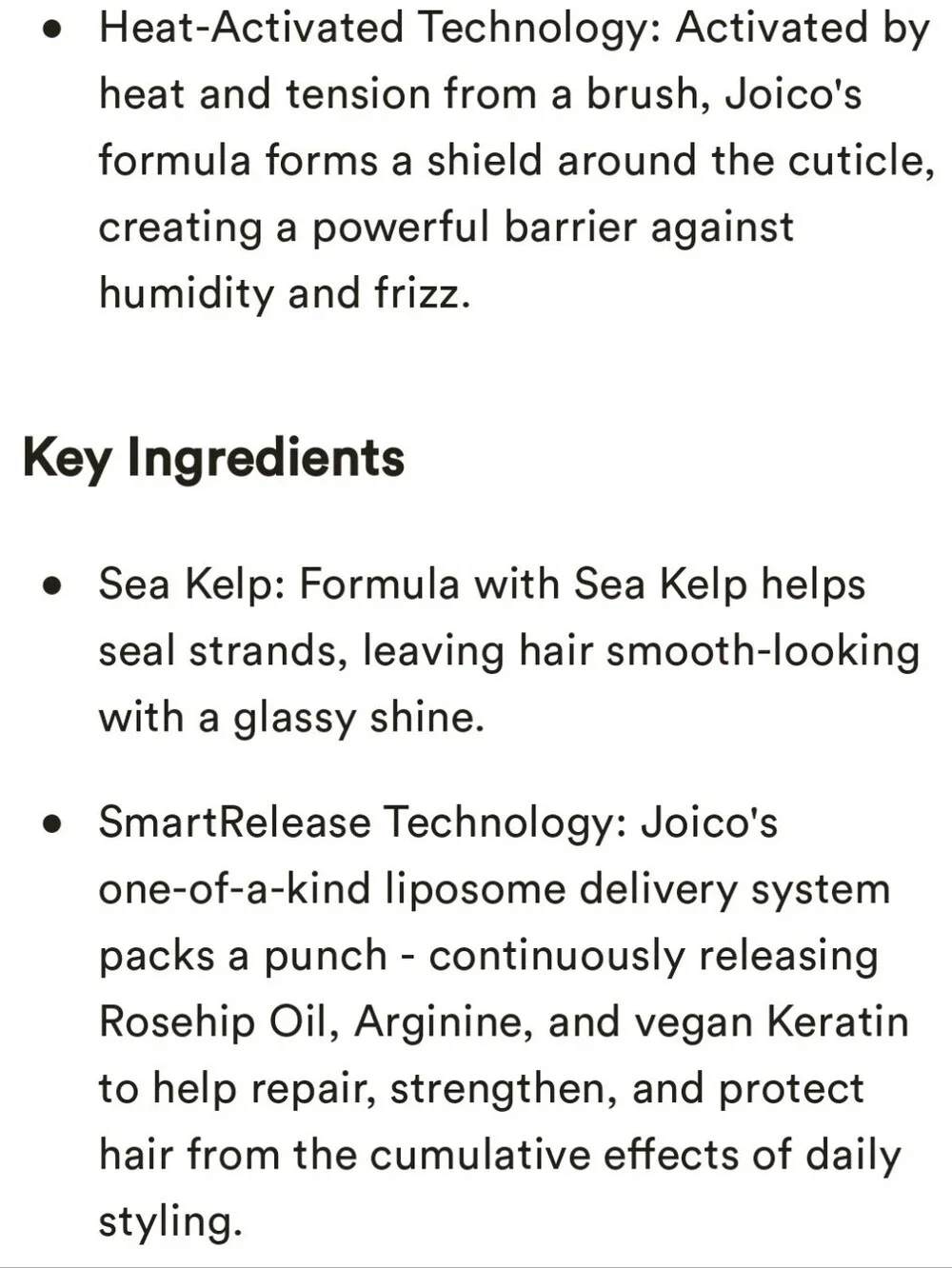 JOICO DREAM BLOWOUT GLASS 72 HOUR FRIZZ-FIGHTER.
